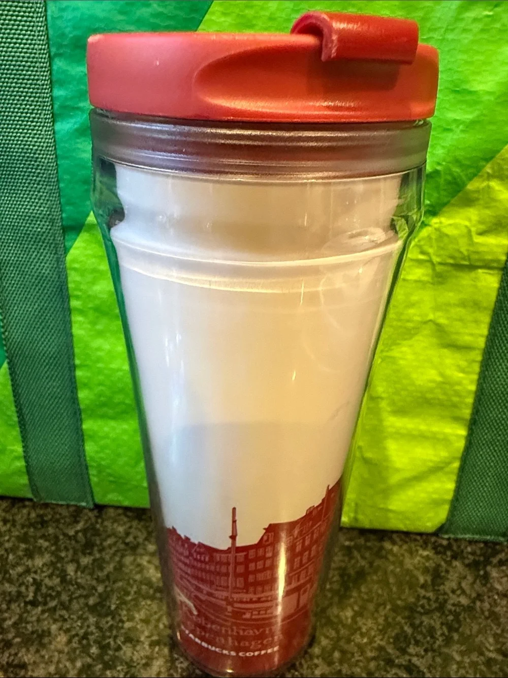 Starbucks 2004 Copenhagen tumbler 12oz